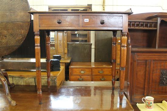 George IV mahogany dressing table